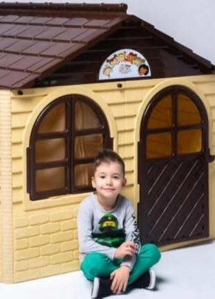 Игрушка детская "Домик детский" с карнизами и шторками (256*129) 025500/22 — фото 3